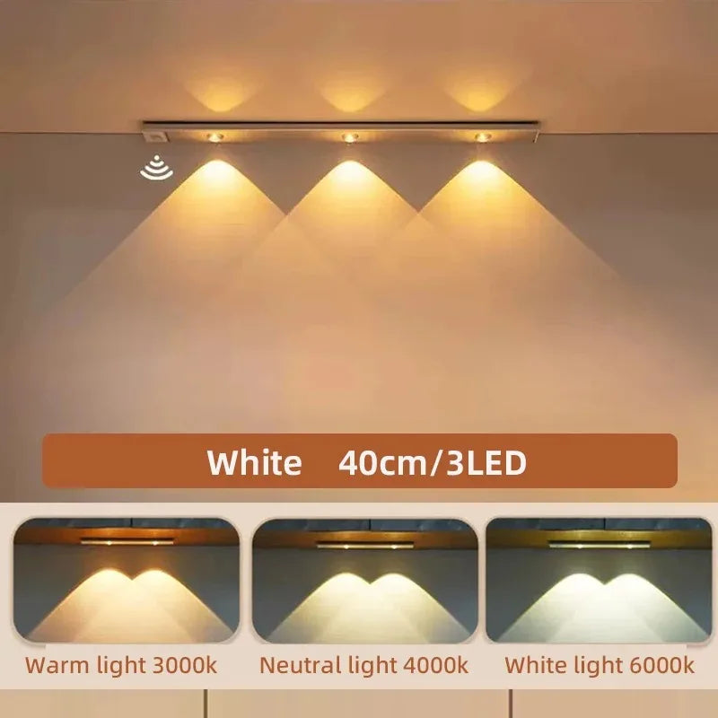 Luz LED Ultrafina con Sensor de Movimiento para Muebles