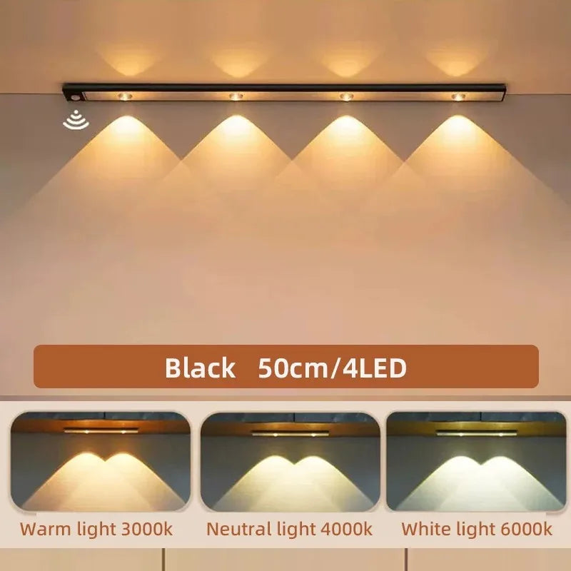 Luz LED Ultrafina con Sensor de Movimiento para Muebles