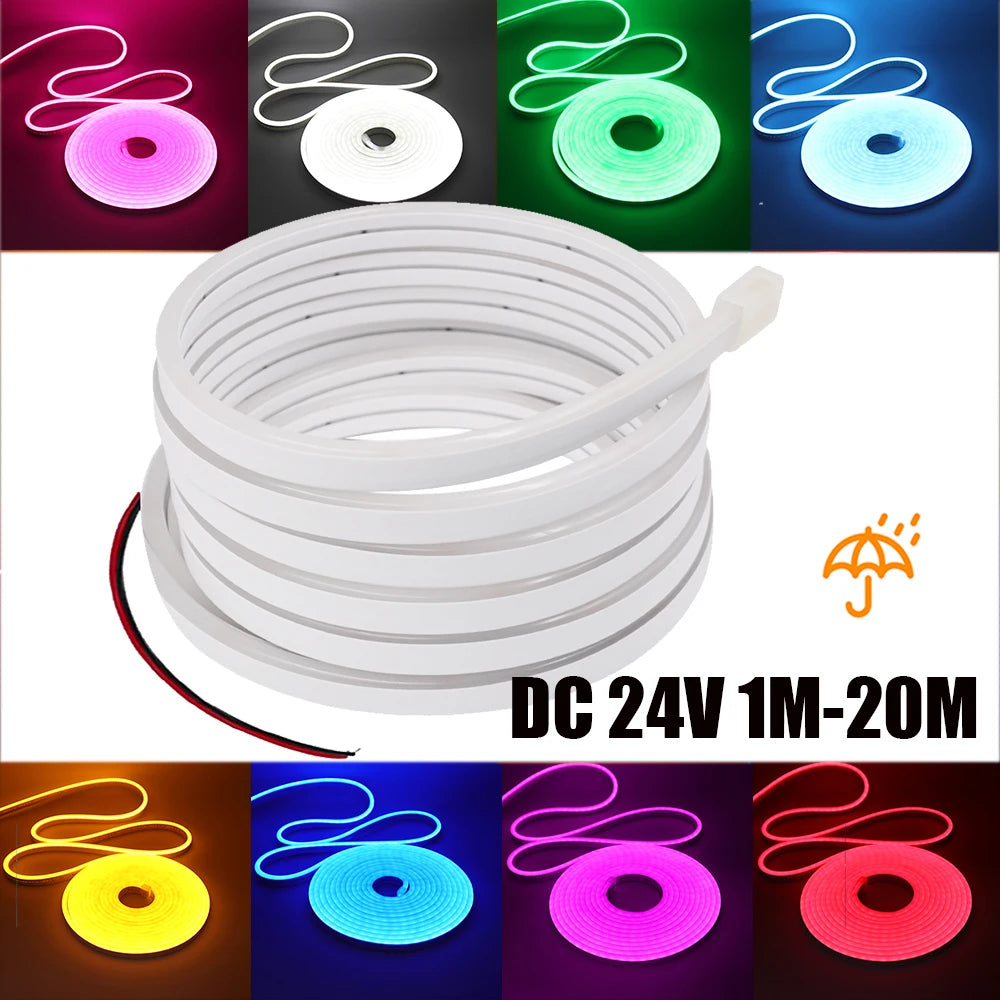 Neon Flex LED Exterior IP67 24V – Iluminación Continua Profesional