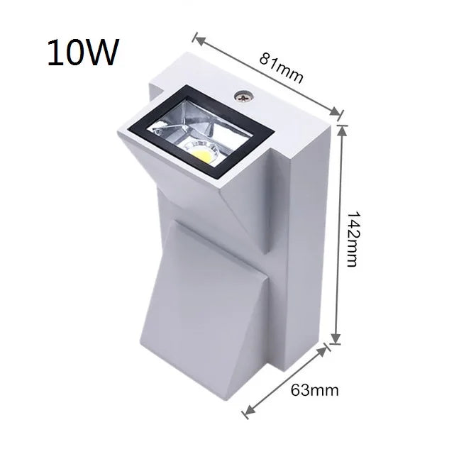 Aplique LED de Pared IP65 | Luz Moderna para Interior y Exterior