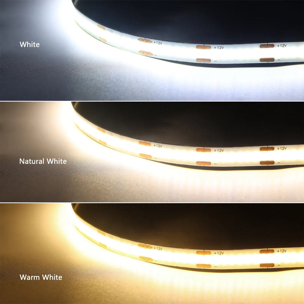 Kit de Iluminación LED COB para Muebles con Regulador Táctil