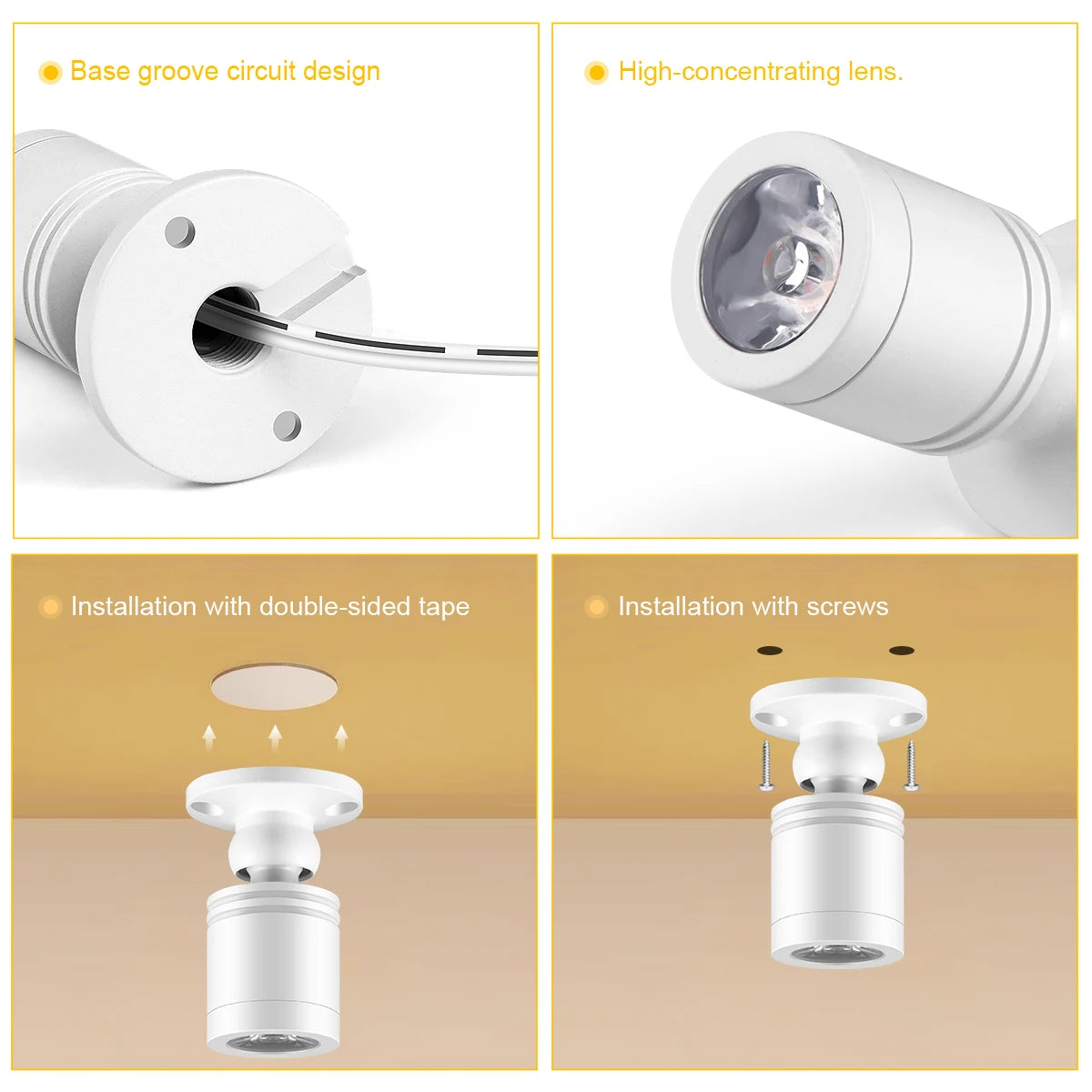 Lámpara LED Táctil 12V para Vitrinas y Muebles – Luz Regulable