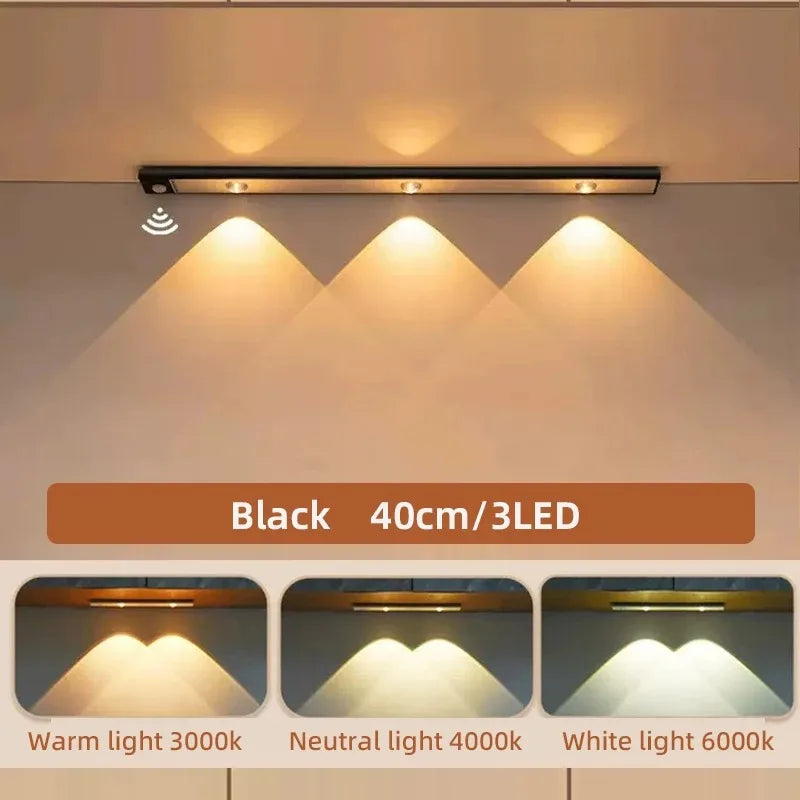 Luz LED Ultrafina con Sensor de Movimiento para Muebles