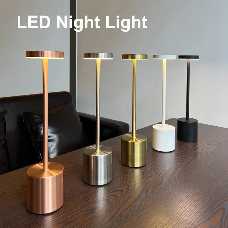 Lámpara LED Inalámbrica Recargable – 3 Tonos de Luz