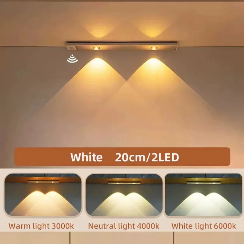 Luz LED Ultrafina con Sensor de Movimiento para Muebles
