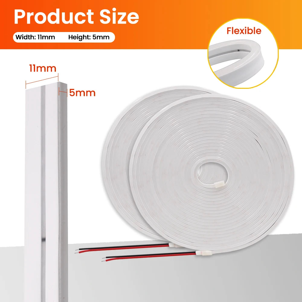 Neon Flex LED Exterior IP67 24V – Iluminación Continua Profesional