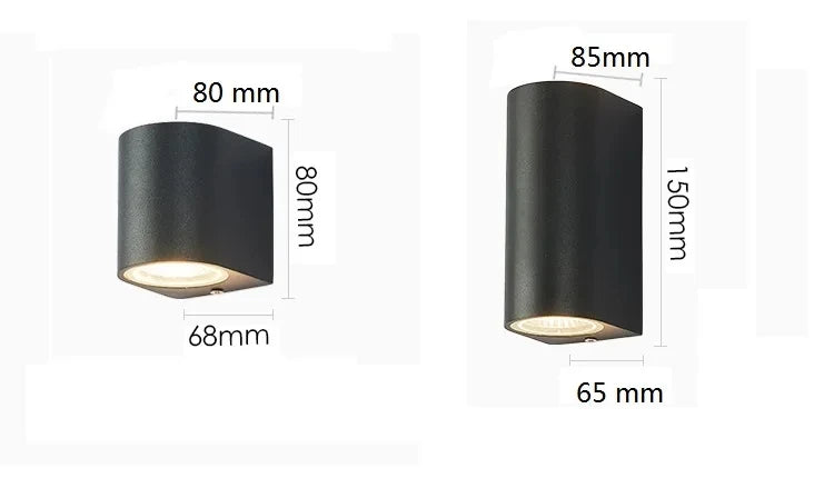 Aplique LED de Pared IP65 | Luz Moderna para Interior y Exterior