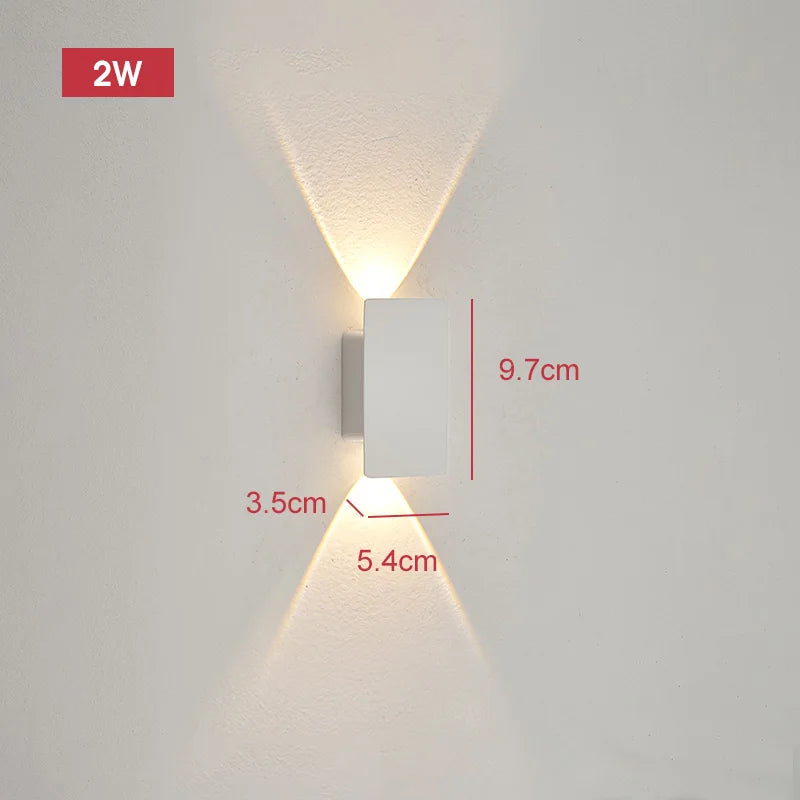 Aplique LED Lineal Exterior 18W – Luz Bidireccional