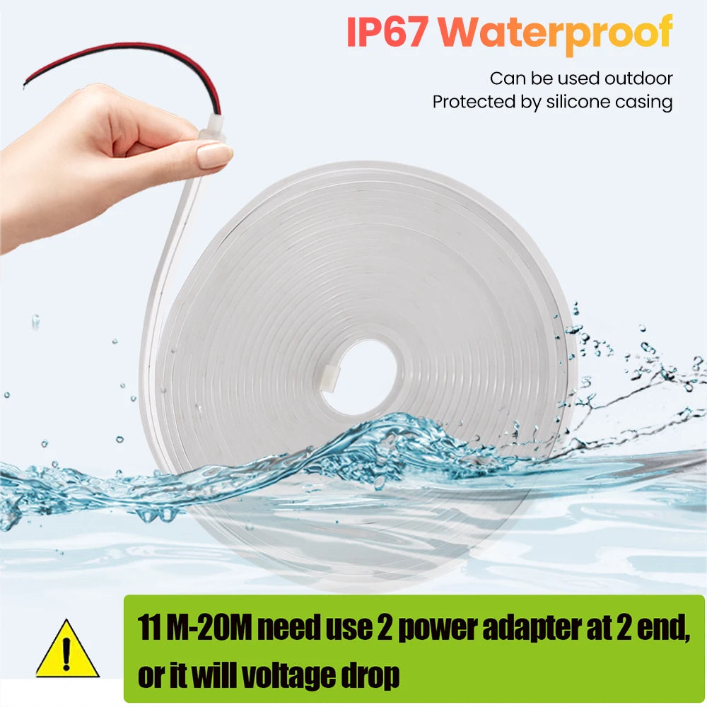 Neon Flex LED Exterior IP67 24V – Iluminación Continua Profesional