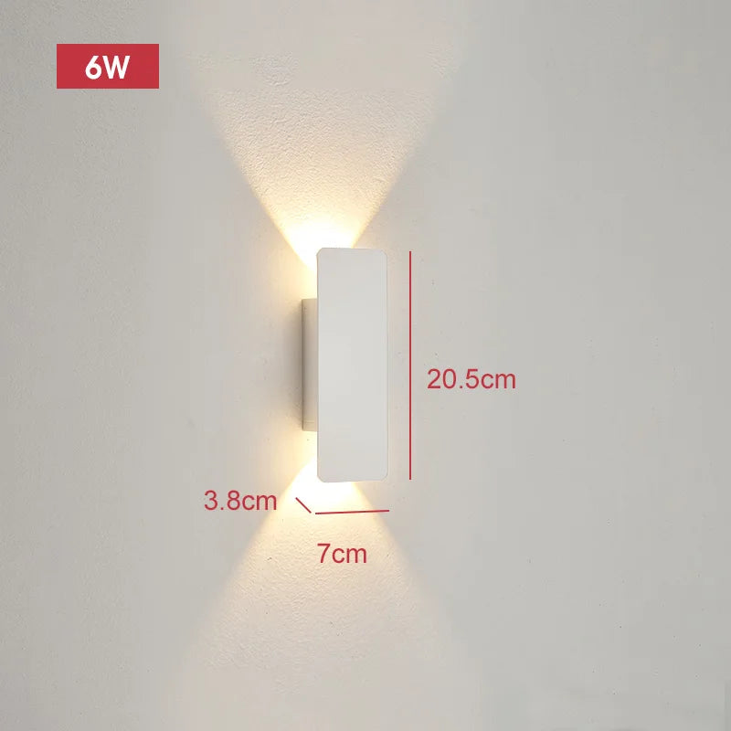 Aplique LED Lineal Exterior 18W – Luz Bidireccional