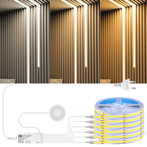 Kit de Iluminación LED COB para Muebles con Sensor Táctil Regulable